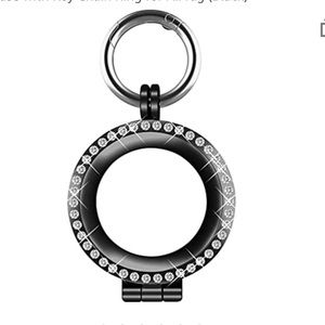 Sparkle Crystal Rhinestone Frame Alloy Metal Glitter Case for AirTag